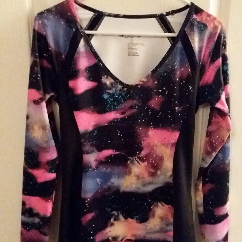 Ideology galaxy workout top